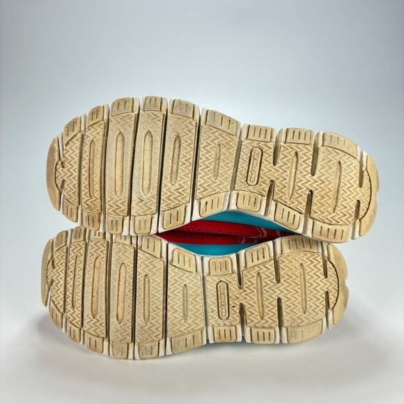 Skechers Sport Red Turquoise Lightweight Athletic Running Shoes Women's Size 7 - Picture 8 of 10